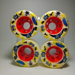 Quad wheels (White With Multi sticker )